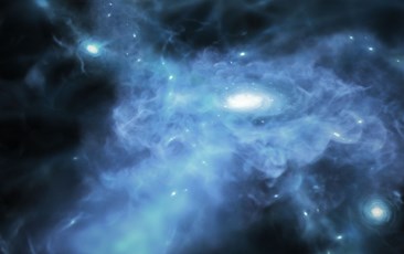Αρχέγονοι γαλαξίες «τρέφονται» με αέρια