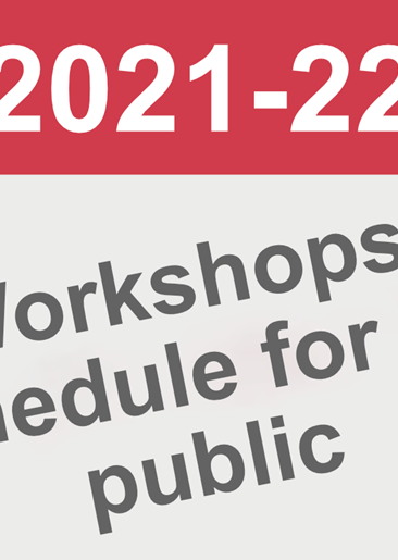 Workshops programme for the public 2021-22